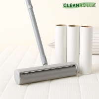 [신한카드 할인]  크린롤 초대형 36cm 돌돌이 길이조절 롱핸들+리필 60매x4개 세트