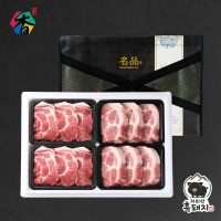 [고산농협] 지리산흑돼지 목살세트3호(1.6kg)/구이용400gx2팩+보쌈용400gx2팩
