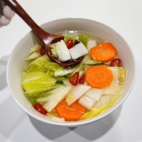 프리미엄  나박 물김치(푸)