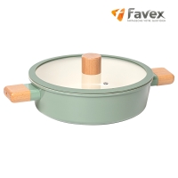 [파벡스] 18 세라믹 편수 냄비 