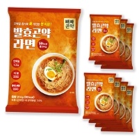 [빼빼곤약] 발효곤약 라면 매운맛 214gx3봉