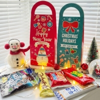 [특별 할인]크리스마스 홀리데이 손잡이상자 간식 6종 과자선물 단체간식,어린이집간식