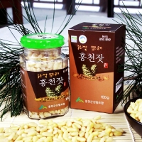 [지리적표시제인증] 홍천잣 1병/2병 (병당100g)
