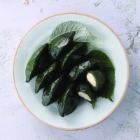 [명절브팜] 향긋한 명품 모시송편 모싯잎 동부기피 흑임자 선물세트