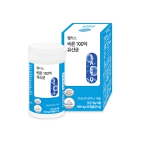 [신한카드 할인] 웰러스 바른 100억 유산균 화학첨가제 0% 식물성캡슐 (400mg x 60캡슐 1병 2개월분)