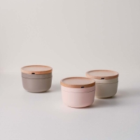 [모듈형  -7P세트]국내  황토  도자기 로만든  깔끔식기세트 (전기오븐/전자레인지/식기세척 가능)