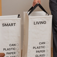 [키친플래그] 3단  타포린  분리수거함