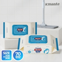 [아망떼]  딥클린 물걸레청소포 먼지 바닥 청소물티슈 대형 30매 5팩/10팩