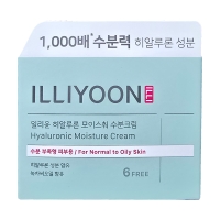 일리윤 히알루론 모이스춰 수분크림 100ml 히알루론 속건조 진정 보습크림