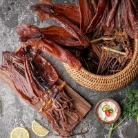 [마산어시장] 쫄쫄이 마른오징어 5미 250g 내외_열/온풍건조