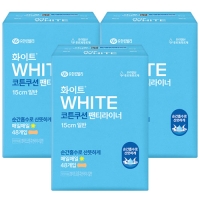 [화이트] 코튼쿠션 일반라이너 [48p]x5팩