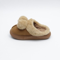 [개성시대] 여성 4cm 스웨이드 털슬리퍼 220g 데일리