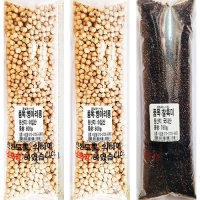 [보름데이] 병아리콩 1.6kg + 찰흑미800g  25년산 잡곡세트   착한마음 아저씨쌀집