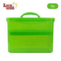 락스타 미라클락 진공누름독 김치통 12L 대용량 신선야채 식품 보관용기