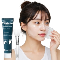 [신한카드 할인] 린제이 티트리 카밍 랩핑 마스크 떼어내는 콜라겐 필오프팩 70ml+팩브러쉬