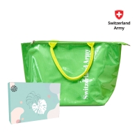 [스위칠랜드아미] 쿨러백_PVC_네온그린 24L_케이스