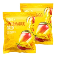 [웰루츠] 냉동 애플망고 다이스 1kg×2ea [베트남산]