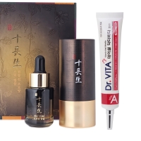 십장생 천삼진 초보양 스틱 앰플 이중기능성 한방 미백 주름케어 +비타민크림A