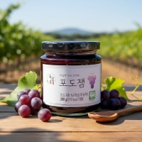 [신한카드 할인] 옥잠화 무농약 딸기 그대로 딸기잼 포도잼 참다래잼 블루베리잼 280g 4종 선물세트  