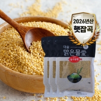 [대숲맑은물애] 26년산 노란빛깔 기운찬 찰기장쌀 1kg~5kg