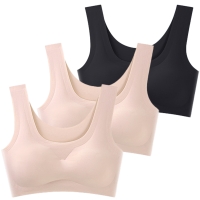 [특별할인] 지알비 무봉제 스킨핏 심리스 노라인 브라 3P 세트