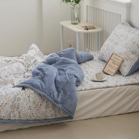 송화 그린가든 극세사 차렵이불 모달&극세사 양면 사용 국내생산 침구