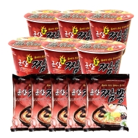 [군산짬뽕맛집] 불짬뽕컵면6입+짬뽕라면5입