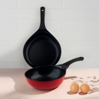 [알루아트]IH 로사후라이팬 28 & 궁중팬 24cm