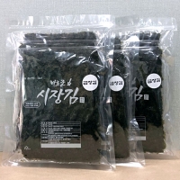 [보름데이] 곱창김 3봉 즉석구이김 바로군 시장김