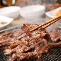 국내산 -한우 1등급 -품질보장  -1등급 한우 갈비살 150g *2   -[푸른고]