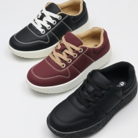[개성시대] 여성 4cm 올블랙 베이직 스니커즈 270g 데일리