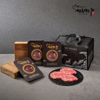 [가치하누] 1++한우투뿔 소한마리 선물세트 1kg 등심+등심+채끝+안심