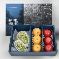 [명절특선] [농협] 한아름드린 프리미엄 제철과일 3종/4종 혼합세트(4품목)