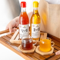 [문경현대방앗간]국산 참기름 들기름 350ml 1+1 2병