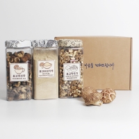 예산청년농부의 표고버섯 선물세트 3종 (110g~450g) 직접재배 무농약표고버섯원물