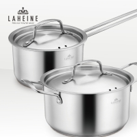 [신한카드 할인][라헨느] 더 퀸 포토프 스테인레스 IH 냄비 2종 (편수16,양수18)
