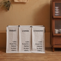 [키친플래그] 3단  타포린  분리수거함