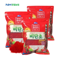  [영월농협] 동강마루 청결 고춧가루 비단초 1팩/2팩/3팩 (팩당 1kg /26년산)