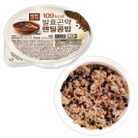 [빼빼곤약] 발효곤약 렌틸콩밥 150gx10팩