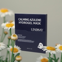 [특별할인] 린제이1일1팩 수분 카밍 아줄렌 100% 하이드로겔 마스크팩 (4EA 세트)