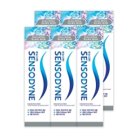 [센소다인] 대용량 칫솔 치약 세트 (초미세모 칫솔 24개입+엑스트라 화이트 치약 120g 6개)