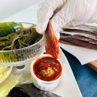 이순신수산  겨울철 별미 포항 구룡포 손질 꽁치 해풍과메기  야채세트  