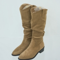 [개성시대] 여성 4cm 스웨이드 롱부츠 데일리