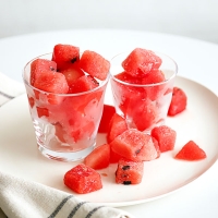 [웰루츠] 국내산_냉동 얼린수박 1kg×2ea
