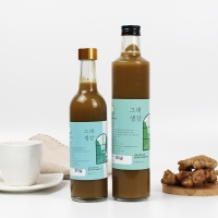 홍성업마농부의 착즙 수제 생강청 350ml / 500ml 직접재배 유기농생강 생강차