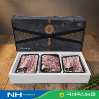 [지리산흑돼지] 흑돼지 구이용 세트(오겹살1kg+목살500g) 
