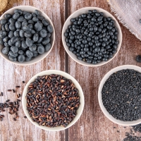  [문경현대방앗간]100% 국산 약콩 흑임자 블랙 미숫가루 500g