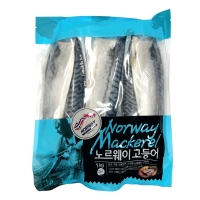 [동방유통] 급속 개별 냉동으로 깨끗한 노르웨이 고등어살 1팩/2팩/3팩 (팩당1kg) /HACCP인증