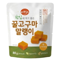 Chewy Eatus 한입 꿀고구마 말랭이 80g x 10개입