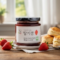 ★특가★옥잠화 무농약 딸기 그대로 딸기잼 포도잼 참다래잼 블루베리잼 280g 선물세트 
